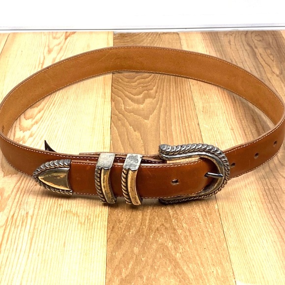 Brighton Accessories - Brighton camel leather medium belt